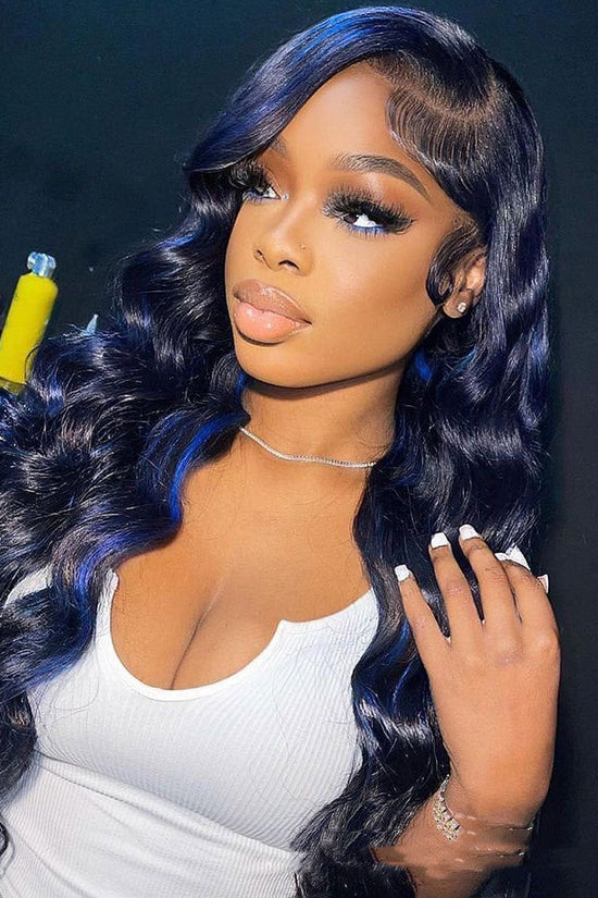 Highlight Body Wave Human Hair Lace Front Wig