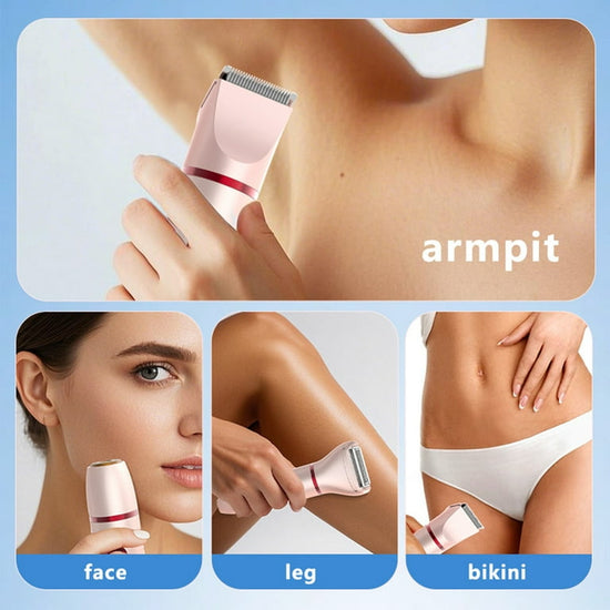 Women's 2-in-1 Waterproof Razor & Bikini Trimmer