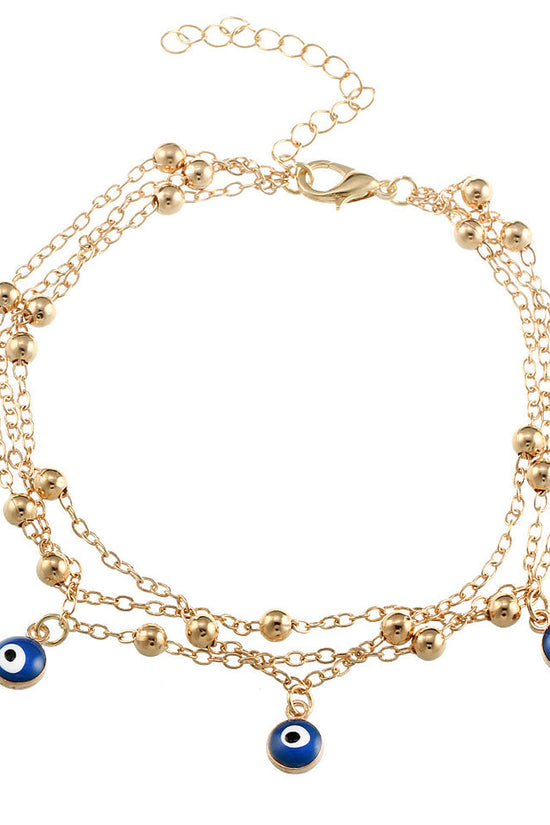 Foot jewelry bead chain beach anklet