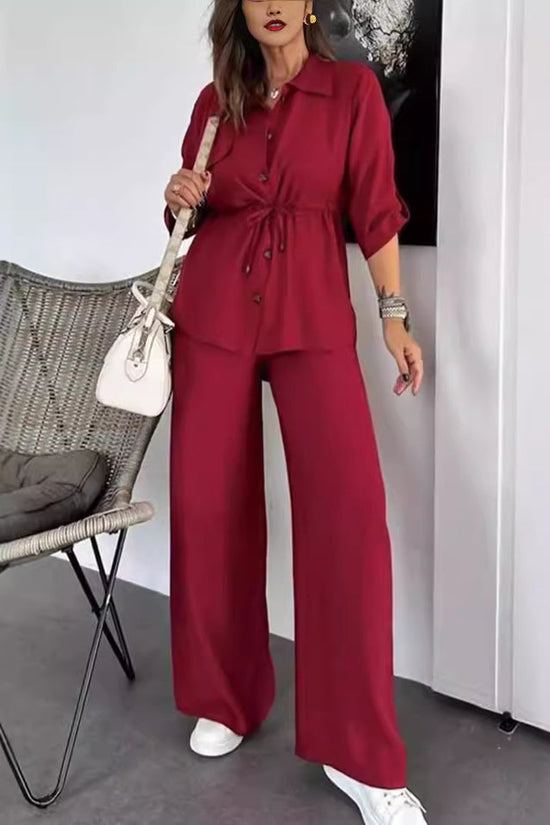 Women's Autumn Fashion Loose Casual Solid Color Suit