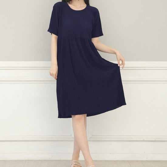 Comfortable Nightdress Women's Short Sleeve Floral Slimming Dress