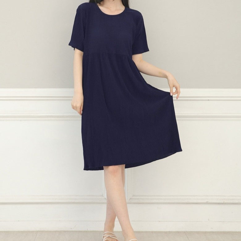 Comfortable Nightdress Women's Short Sleeve Floral Slimming Dress