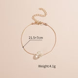 Personalized Women's Anklet Acrylic Luminous Beads