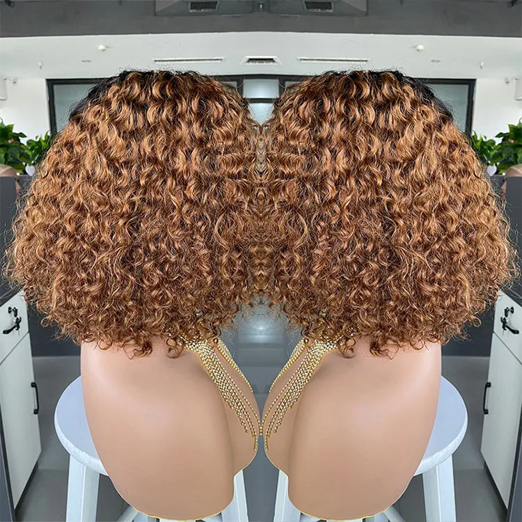 Ombre Curly Bobo 1B/30 Wig