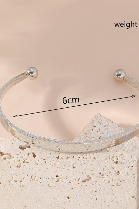 Metal Twist Geometric Knot Winding Hollow Open-end High-grade Light Luxury Personality Fashion Ladies' Bracelet