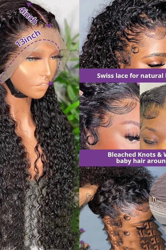 Jerry Curly Human Hair Lace Front Wig