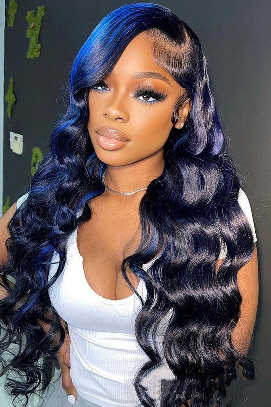 Highlight Body Wave Human Hair Lace Front Wig