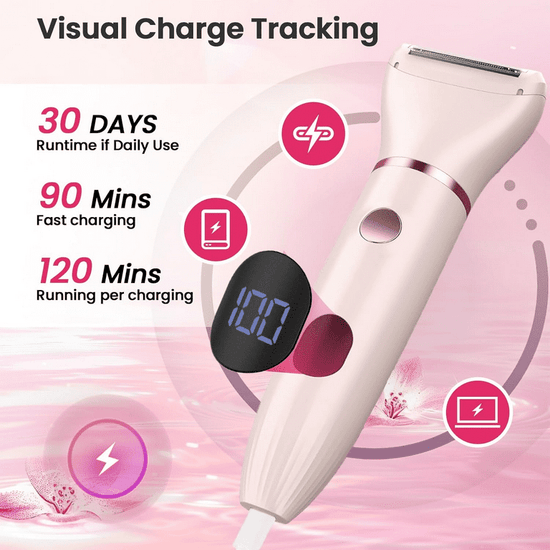 Women's 2-in-1 Waterproof Razor & Bikini Trimmer