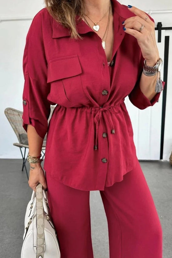 Women's Autumn Fashion Loose Casual Solid Color Suit