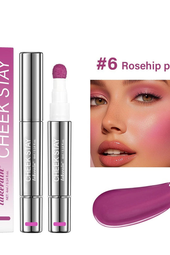 6 Colors Multifunctional Cosmetic Brush Liquid Highlight Blush Stick
