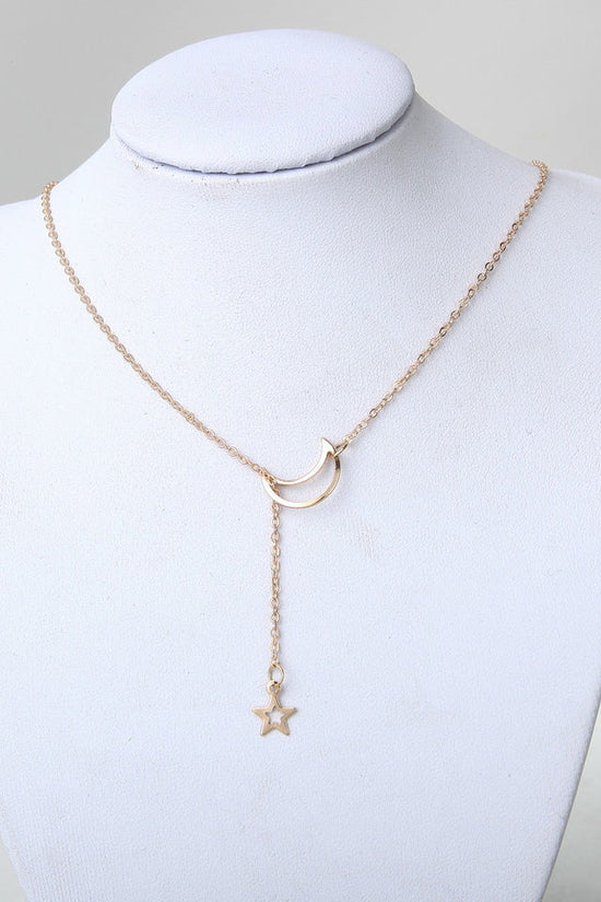 Moon Star Necklace Clavicle Chain Short Necklace