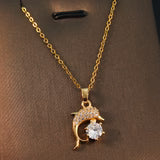 New Exquisite Special-interest Design Affordable Luxury Fashion Titanium Steel Necklace For Women