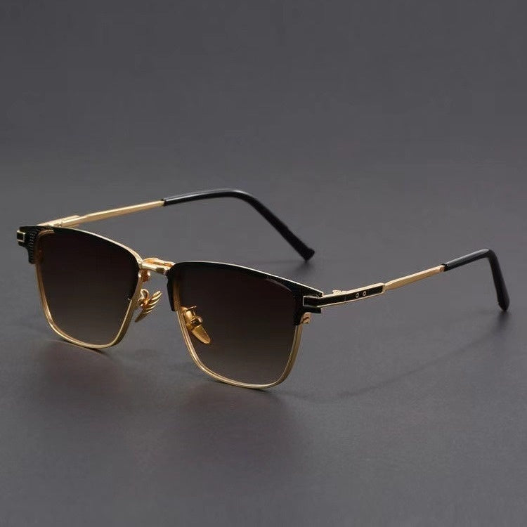Retro Artistic UV Protection Small Square Box Sunglasses