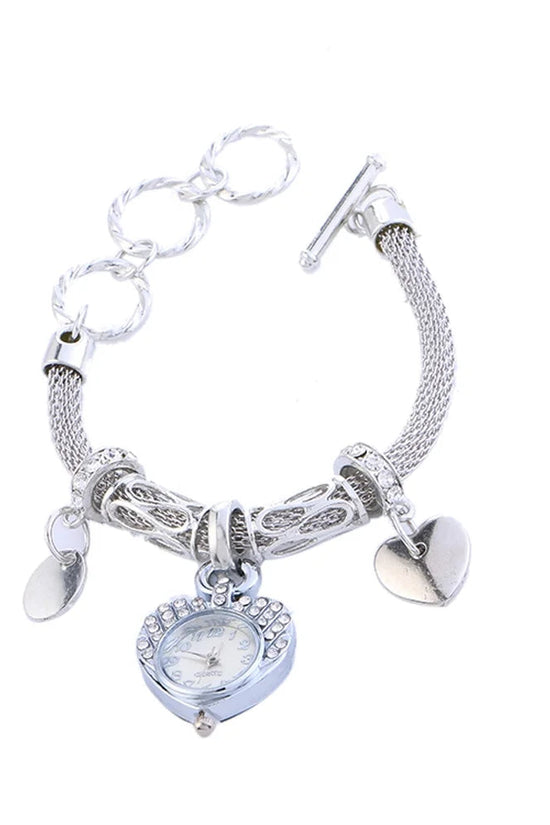 VerPetridure Luxury Women Quartz Stainless Steel Mesh Belt Wrist Watch SL Ladies Quartz Steel Band Watch