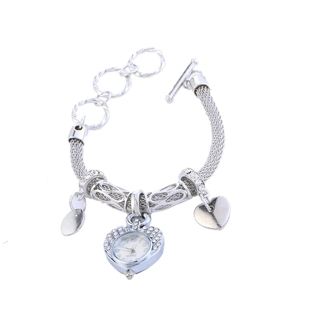 VerPetridure Luxury Women Quartz Stainless Steel Mesh Belt Wrist Watch SL Ladies Quartz Steel Band Watch