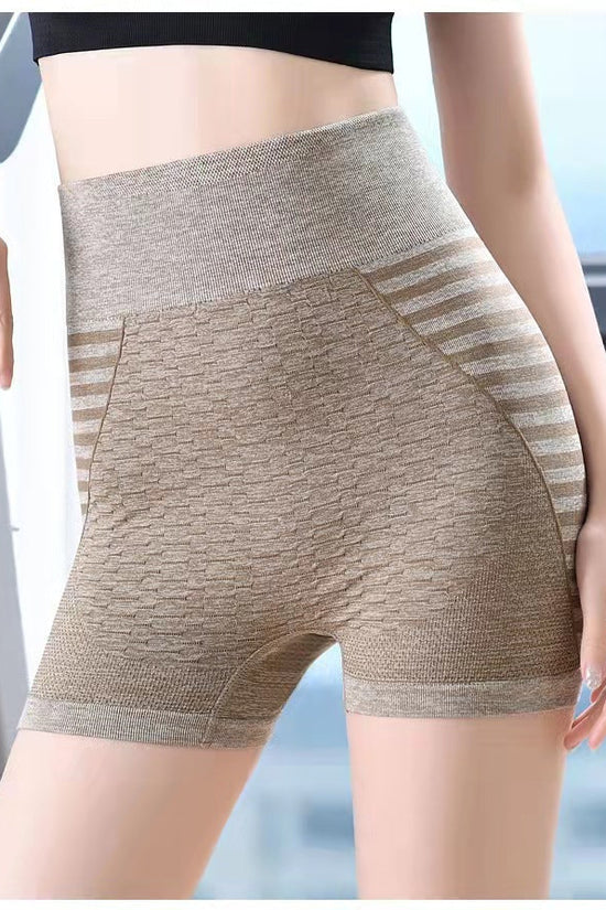 Biker Shorts For Women High Wais Stripe Gym Running Shorts
