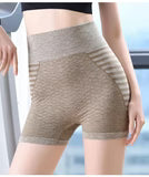 Biker Shorts For Women High Wais Stripe Gym Running Shorts