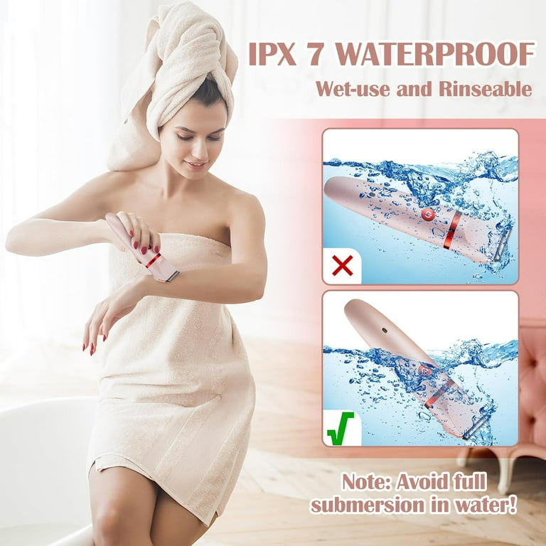 Women's 2-in-1 Waterproof Razor & Bikini Trimmer