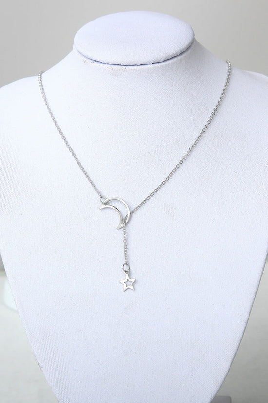 Moon Star Necklace Clavicle Chain Short Necklace