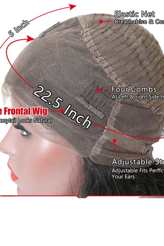 Straight 360 Lace Frontal Wig Human Hair