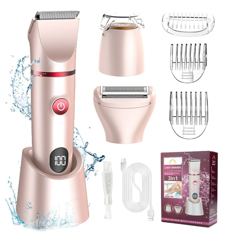 Women's 2-in-1 Waterproof Razor & Bikini Trimmer