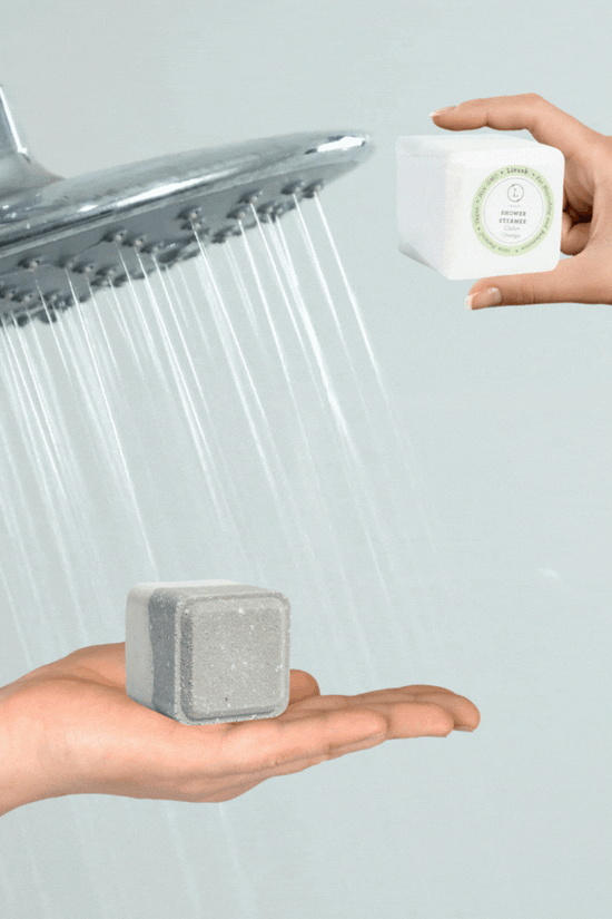 CBD Shower Steamers Gift Set with CBD - 5 Big Fizzies (THC Free)