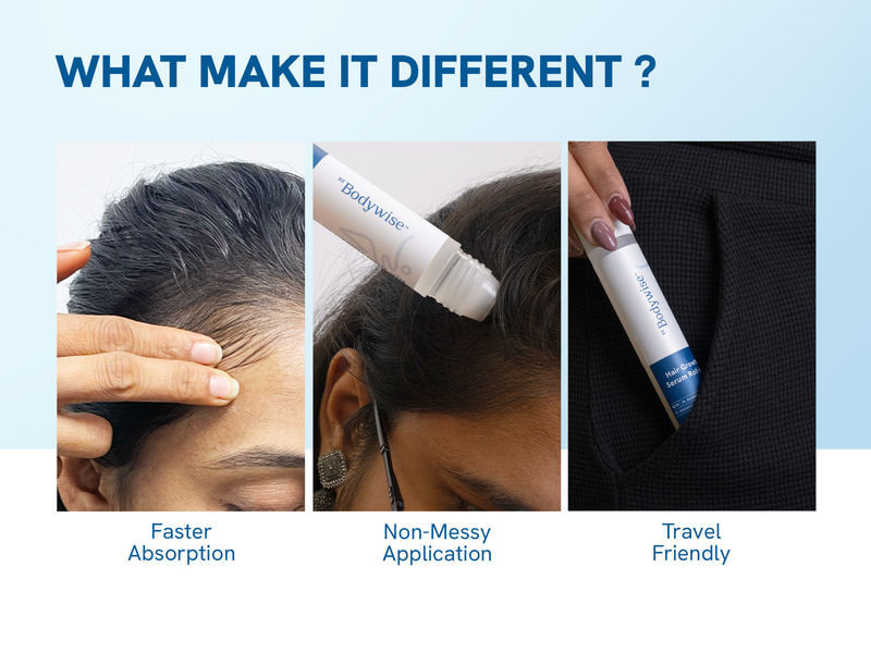 Be Bodywise 3% Rosemary Hair Growth Serum Roll-On