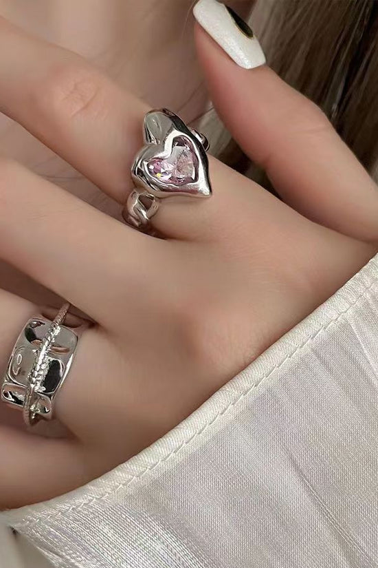 Ins Trendy Personality Ring Women's Advanced Heavy Industry