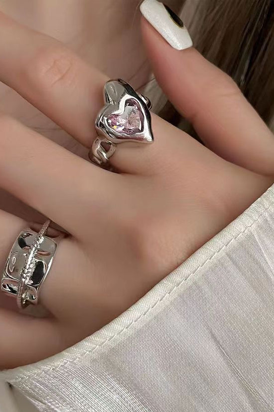 Ins Trendy Personality Ring Women's Advanced Heavy Industry
