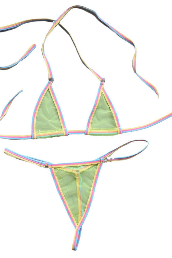 Simple Super Mini Bikini Girl T-back Sexy