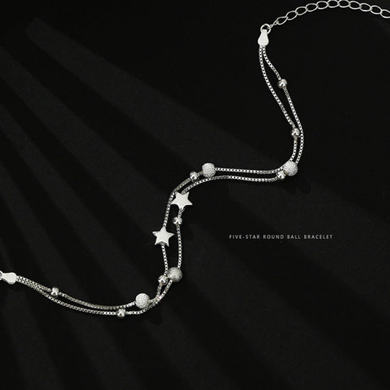 Double Circles Star Bracelet
