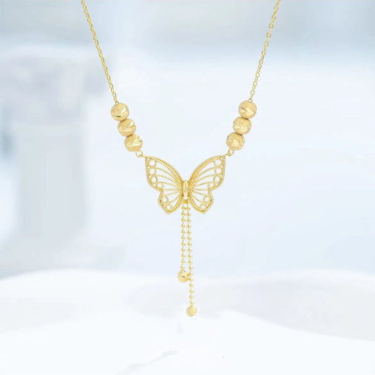 Fairy Butterfly Tassel Necklace Women's Design Fashion