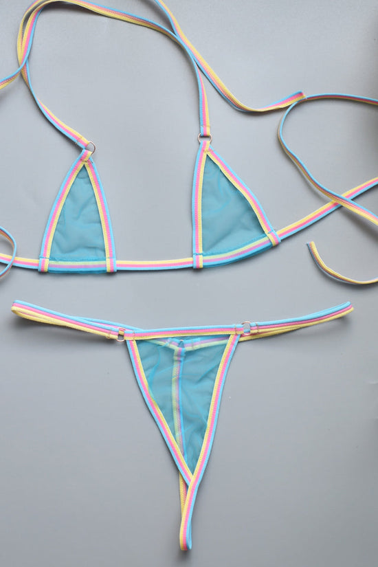 Simple Super Mini Bikini Girl T-back Sexy