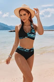 Fashion Printed Swimsuit Lady Sexy Bikini Suit