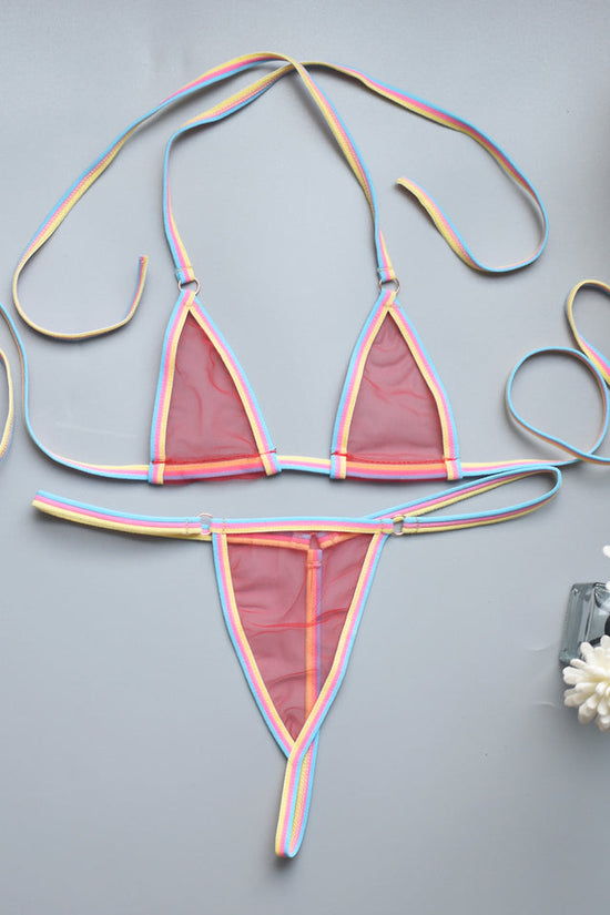 Simple Super Mini Bikini Girl T-back Sexy
