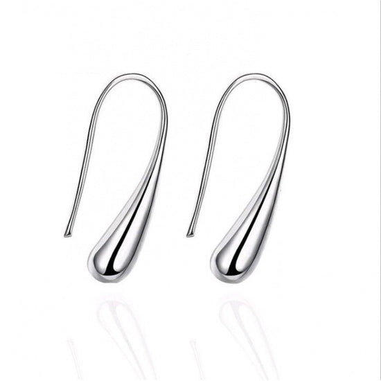Water Drop Suit Simple Daily Fashion Necklace Earrings Bracelet Ring Suit