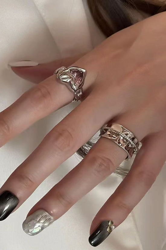 Ins Trendy Personality Ring Women's Advanced Heavy Industry