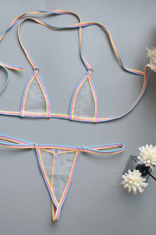 Simple Super Mini Bikini Girl T-back Sexy