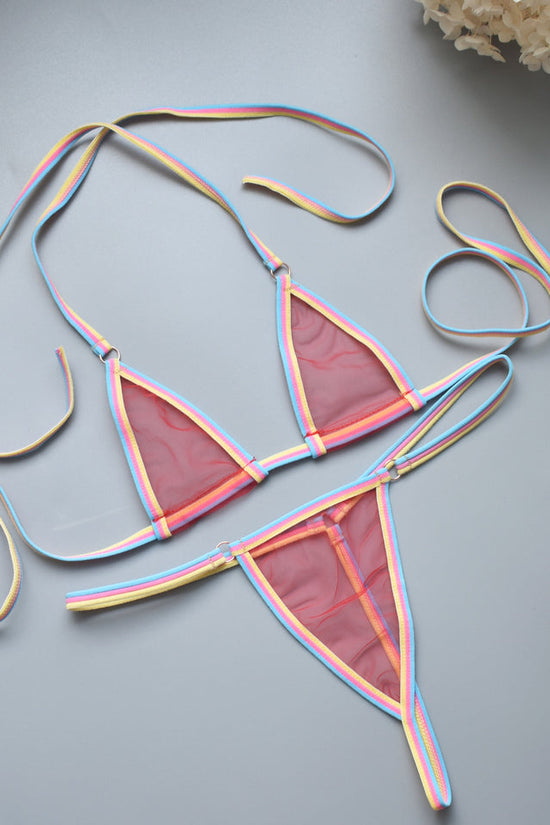 Simple Super Mini Bikini Girl T-back Sexy