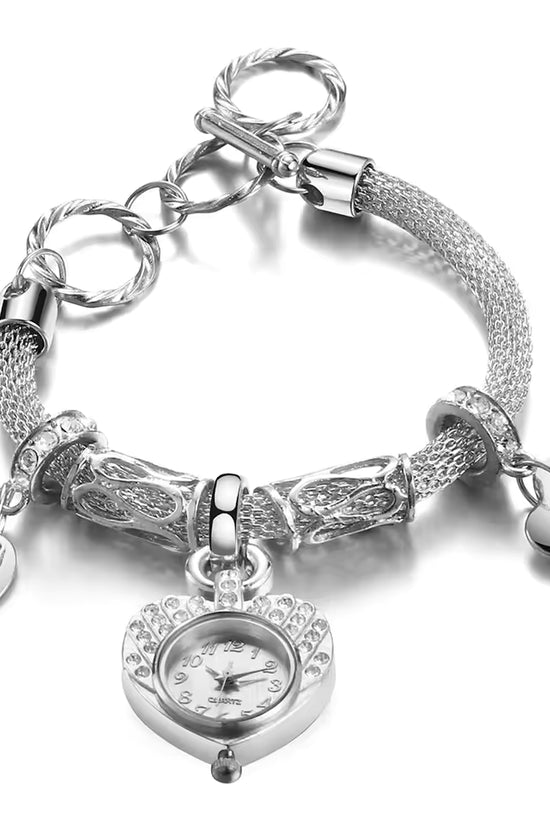 VerPetridure Luxury Women Quartz Stainless Steel Mesh Belt Wrist Watch SL Ladies Quartz Steel Band Watch