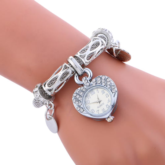VerPetridure Luxury Women Quartz Stainless Steel Mesh Belt Wrist Watch SL Ladies Quartz Steel Band Watch