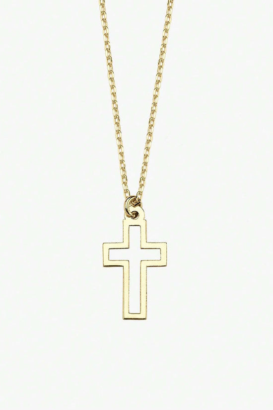 Women's Hollow Cross Pendant Necklace