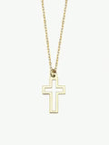 Women's Hollow Cross Pendant Necklace