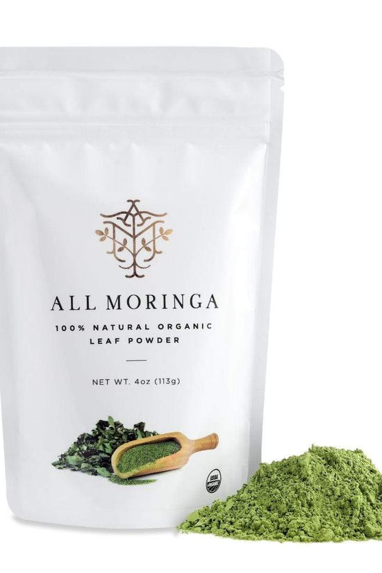 Premium Organic Moringa Oleifera Leaf Powder, Raw, Pure, Non GMO