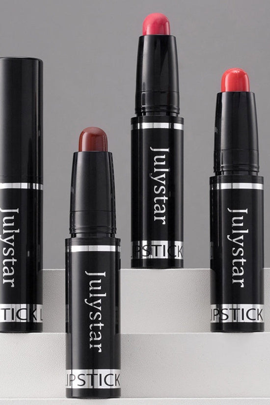Matte Finish Makeup Lipstick Rotating Velvet Lasting No Stain On Cup
