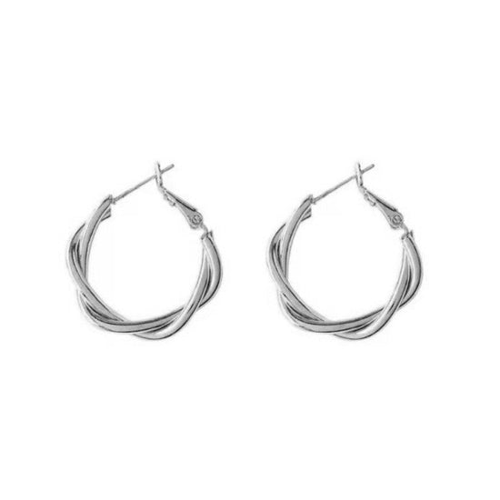 Personalized Heavy Metal High-grade Large Circle Retro Design Earrings