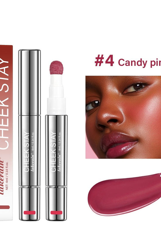 6 Colors Multifunctional Cosmetic Brush Liquid Highlight Blush Stick