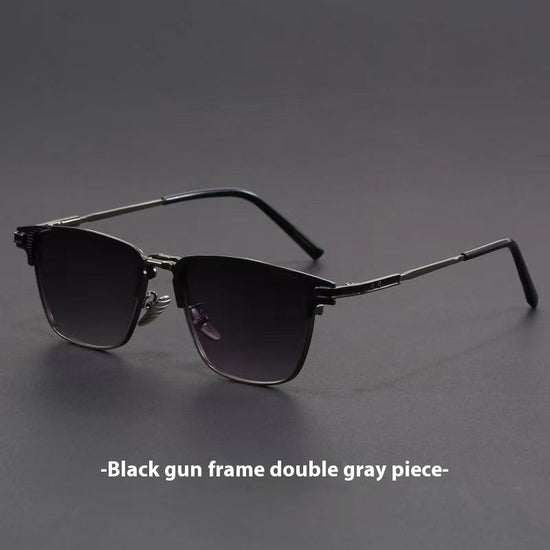 Retro Artistic UV Protection Small Square Box Sunglasses