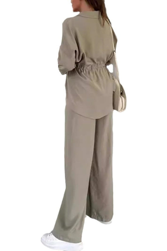 Women's Autumn Fashion Loose Casual Solid Color Suit