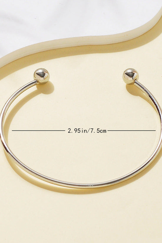 Metal Twist Geometric Knot Winding Hollow Open-end High-grade Light Luxury Personality Fashion Ladies' Bracelet